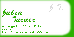 julia turmer business card