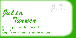 julia turmer business card